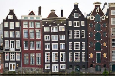 Background of Amsterdam, North Holland, Netherlands